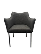 St James Dining Chair Black Vegan Leather