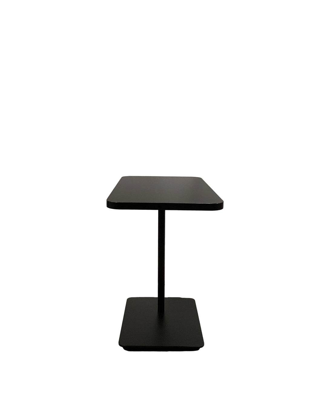 Black Cantilevered Side Table