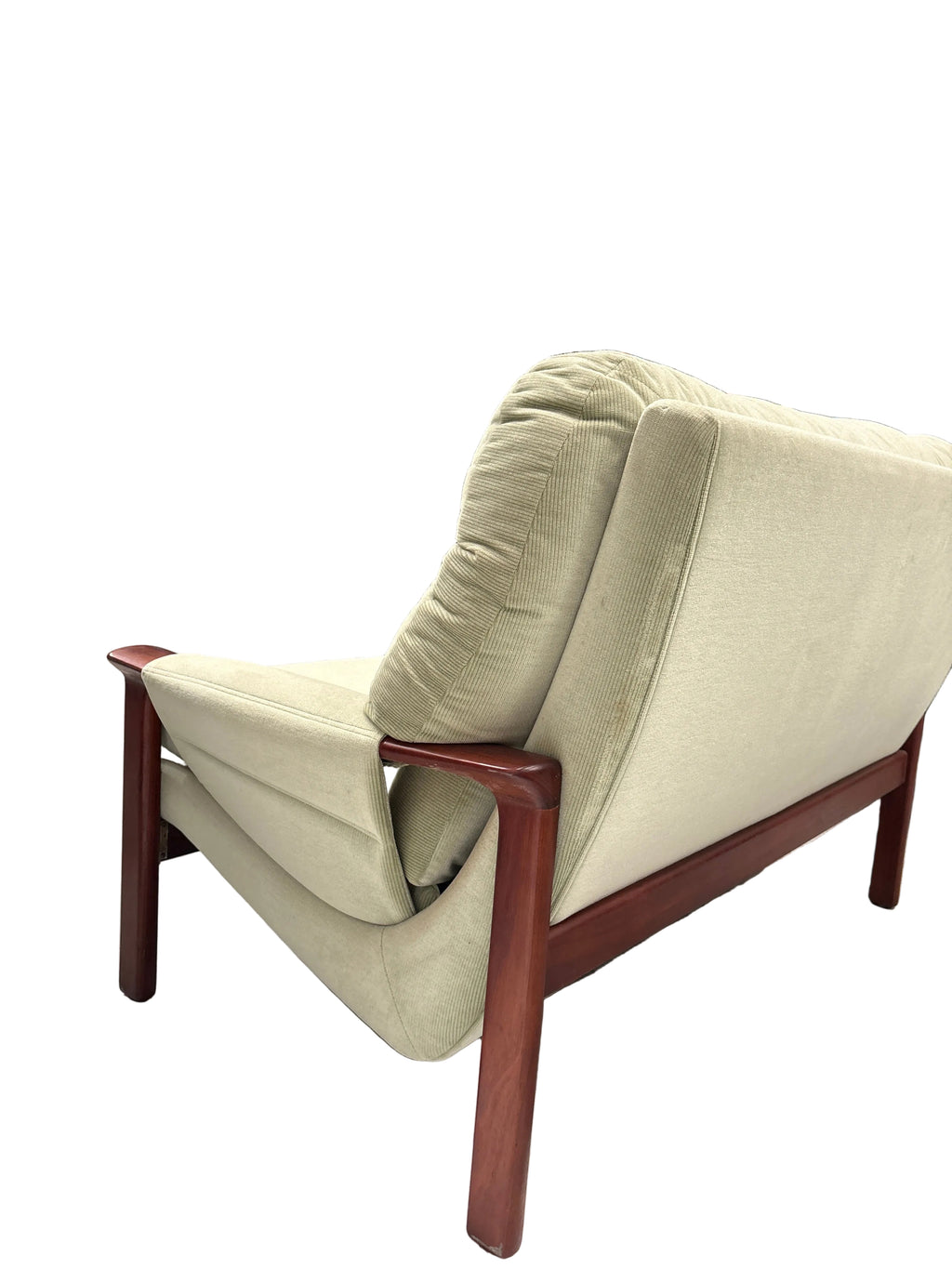 Retro Tessa T1 Two Seater Sofa Mint Green Cord Upholstery