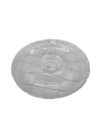 Retro Italian IVV Glass Platter with Bowl