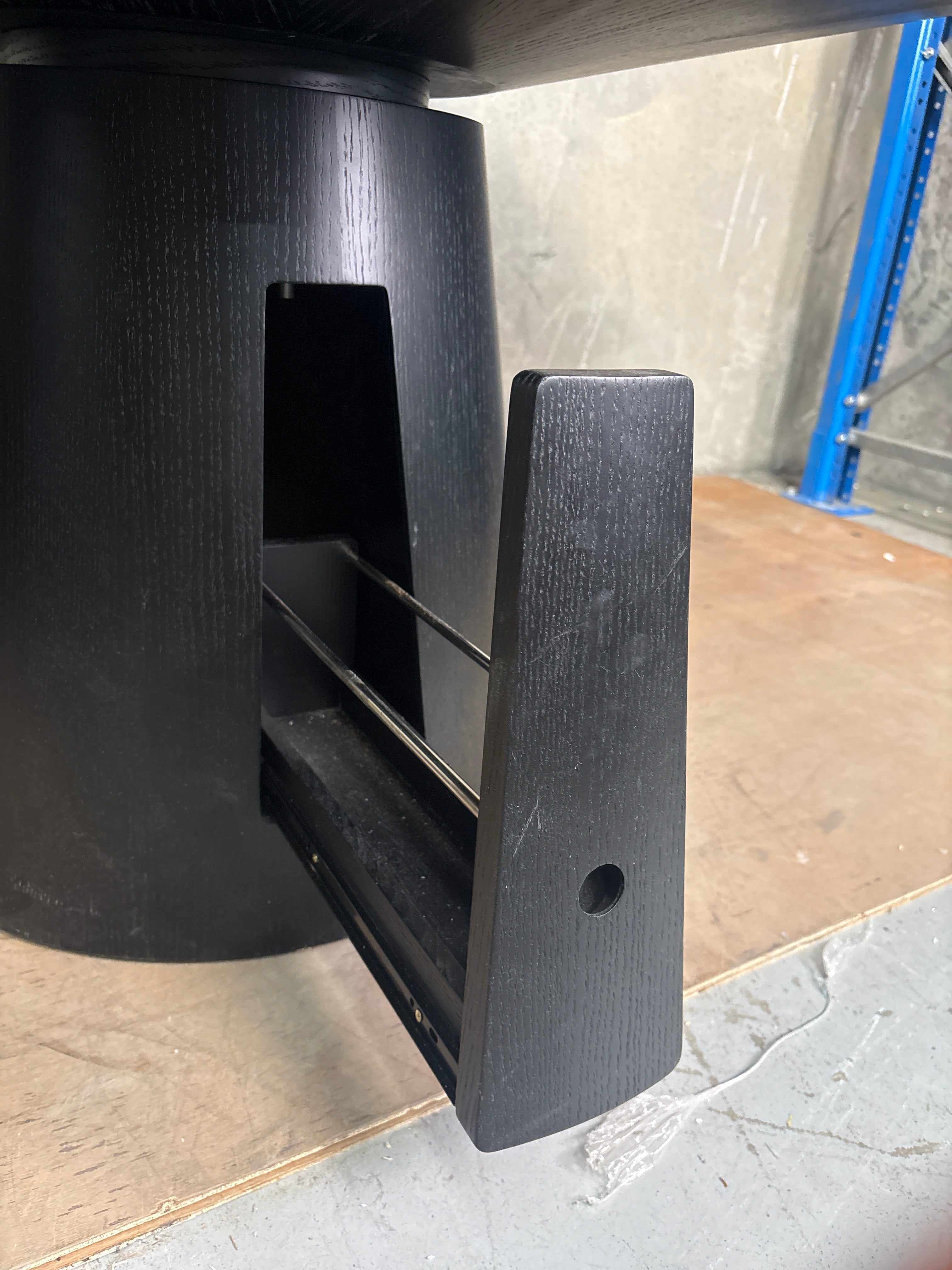 Globe West Round Dining Table Black