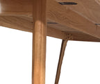 Solid Timber Flared Leg Dining Table
