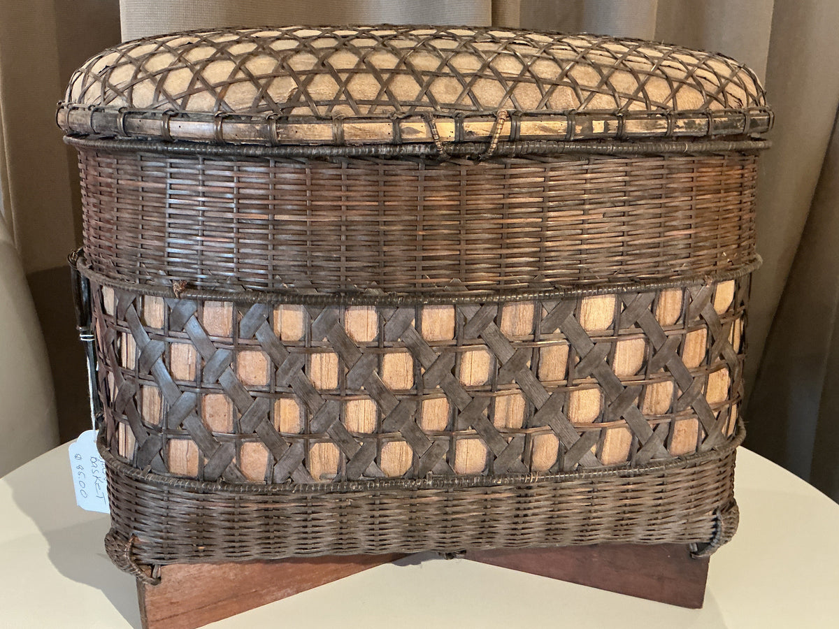 Vintage Asian Basket