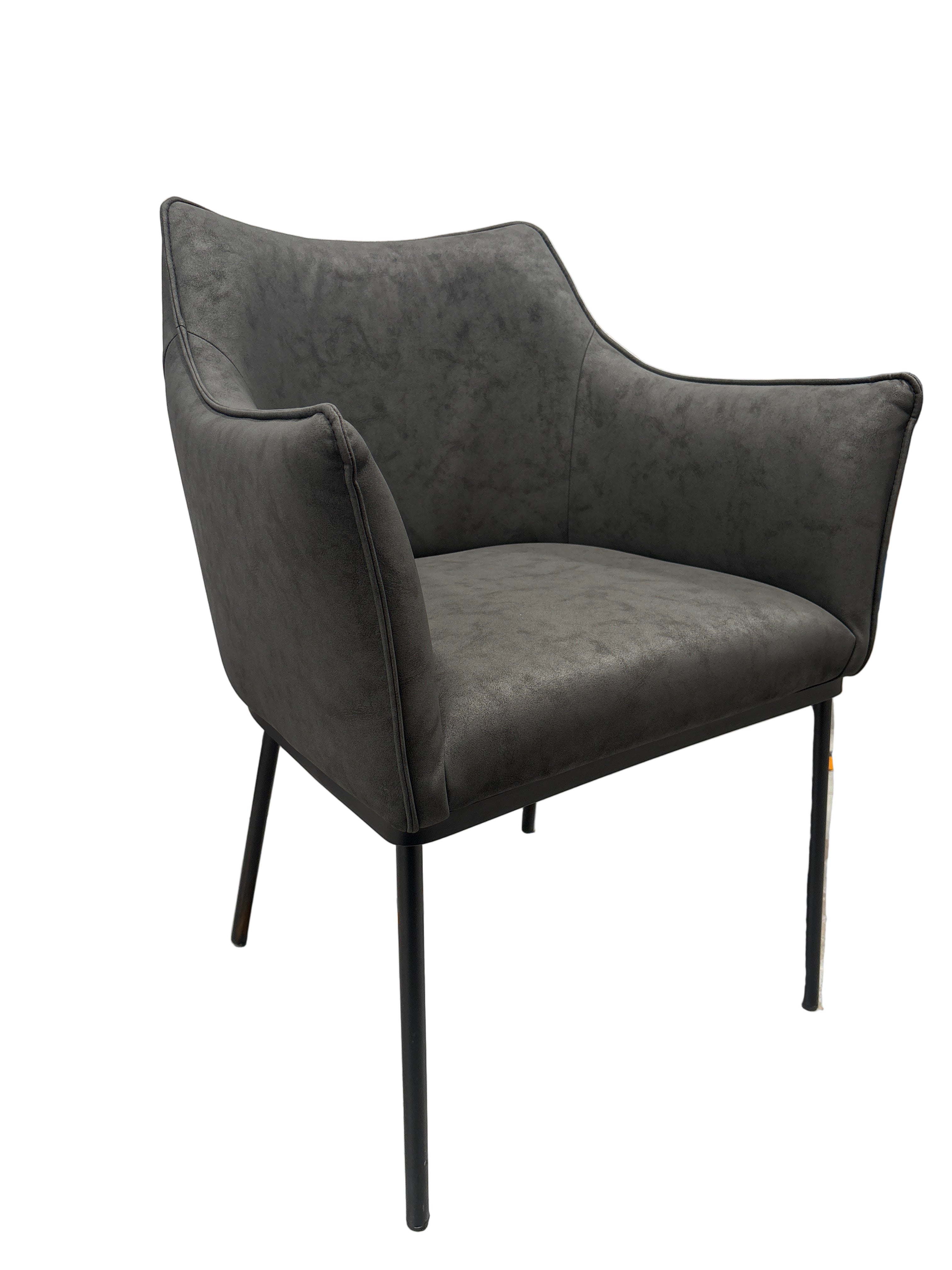 St James Dining Chair Black Vegan Leather