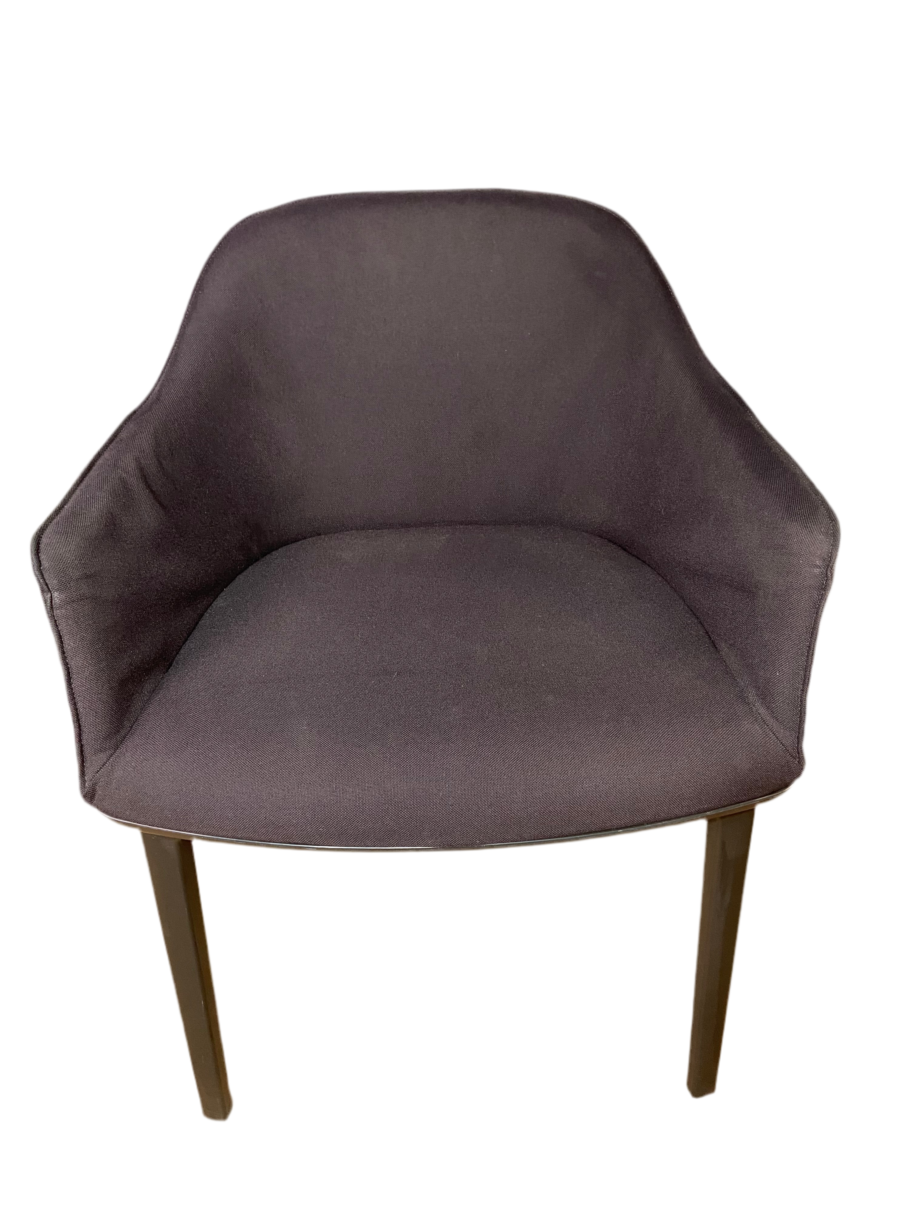 Vitra chocolate softshell chair