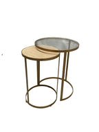 Plantation Brass Nesting  Side Table Set