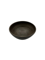 Dark Glazed Ceramic Bowl