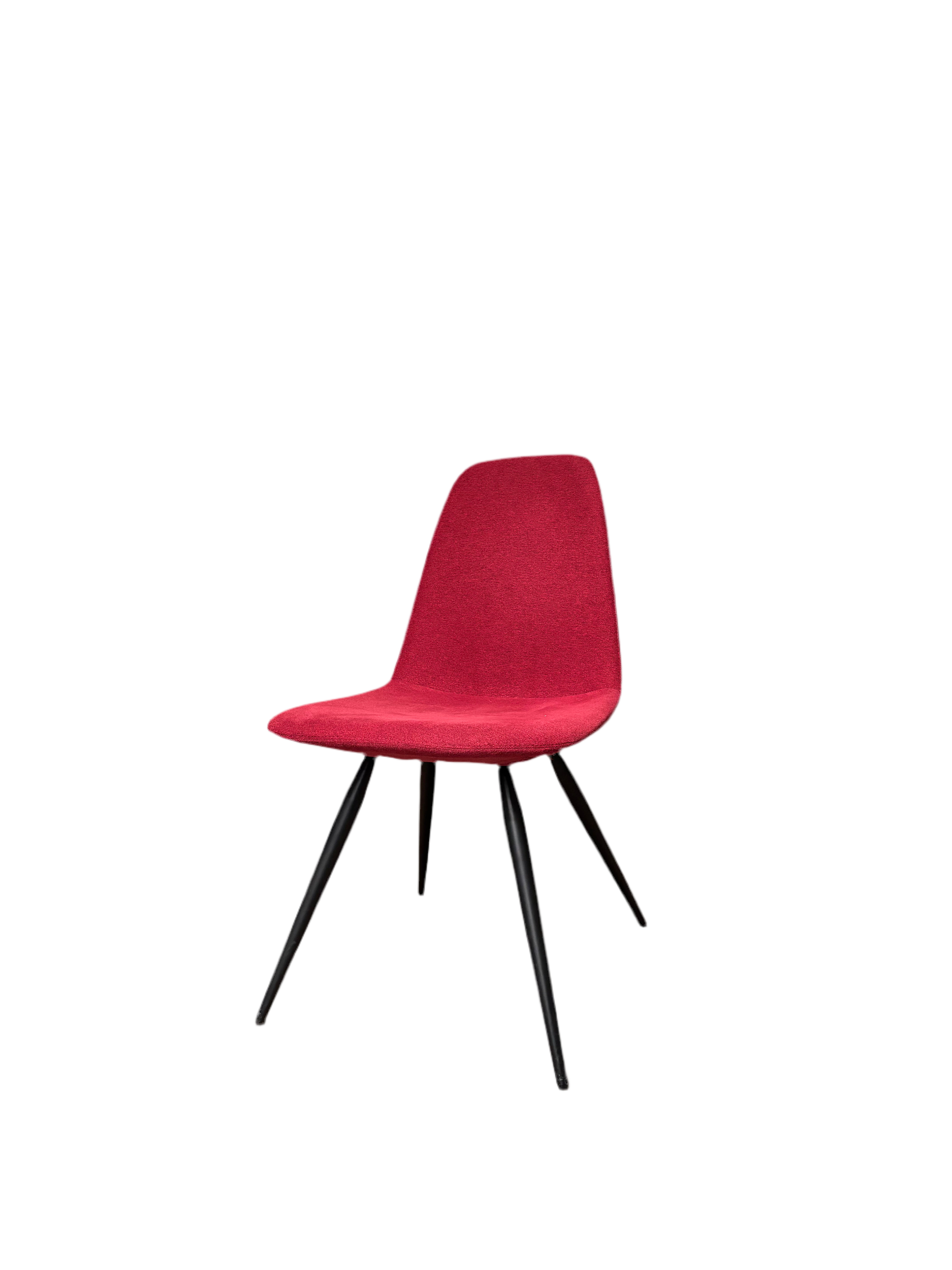 Krost Burgundy Upholstered Chair