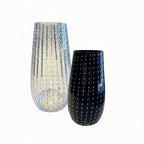Zafferano Dotted Small Vase, White,  by Federico De Majo