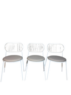 Piper Chair White and Beige, DesignByThem