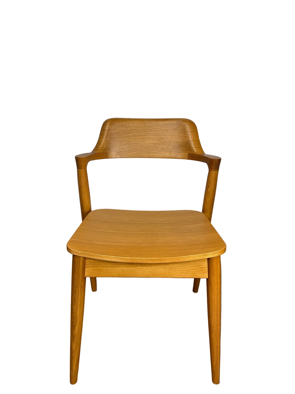 Solid Timber Curved Back Dining Chair