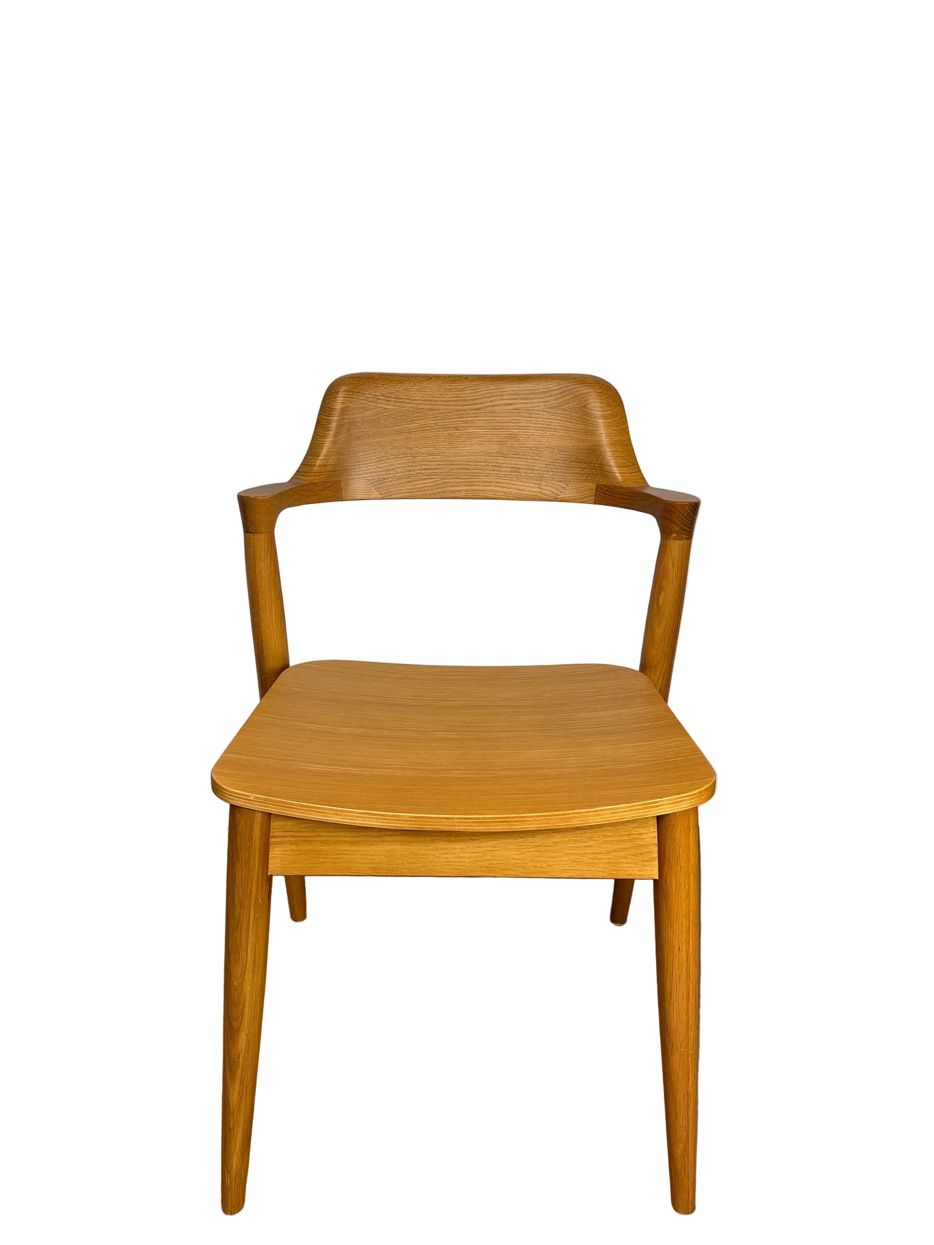 Solid Timber Curved Back Dining Chair