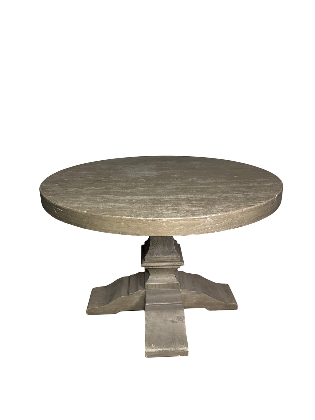 Rustic Pedestal Dining Table