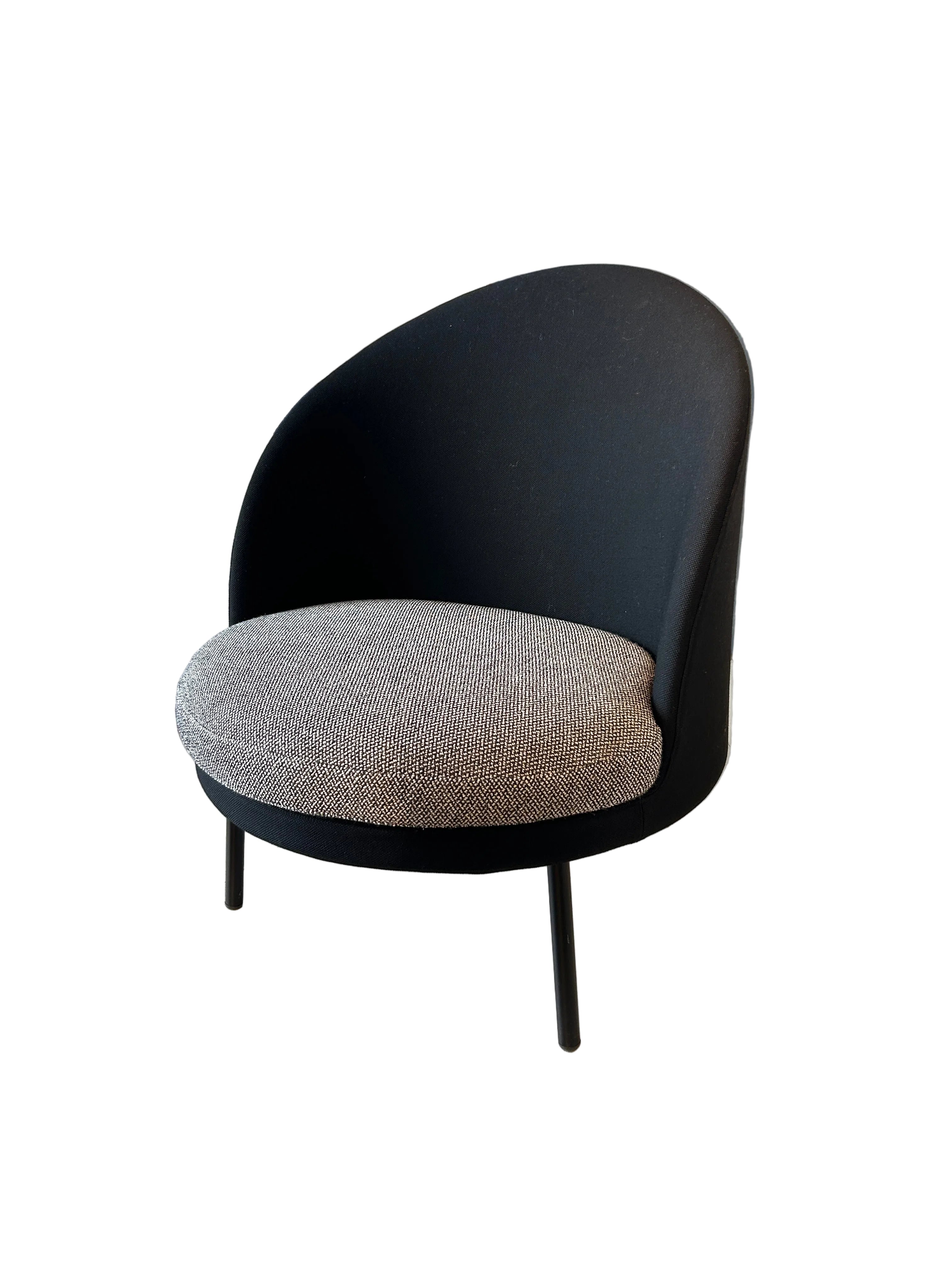 Jules Black Occasional Armchair, Arflex