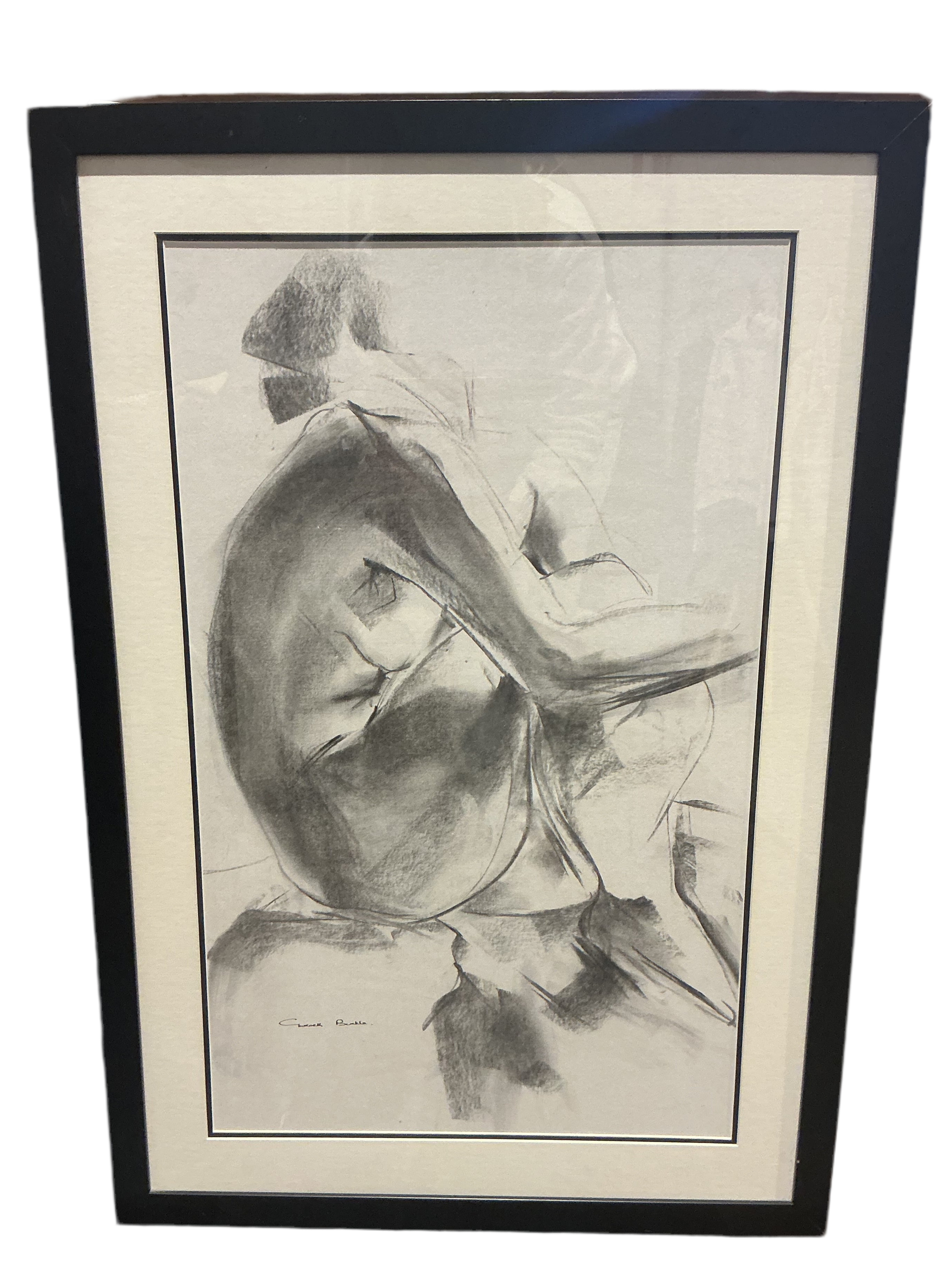Original Charcoal Nude Artwork