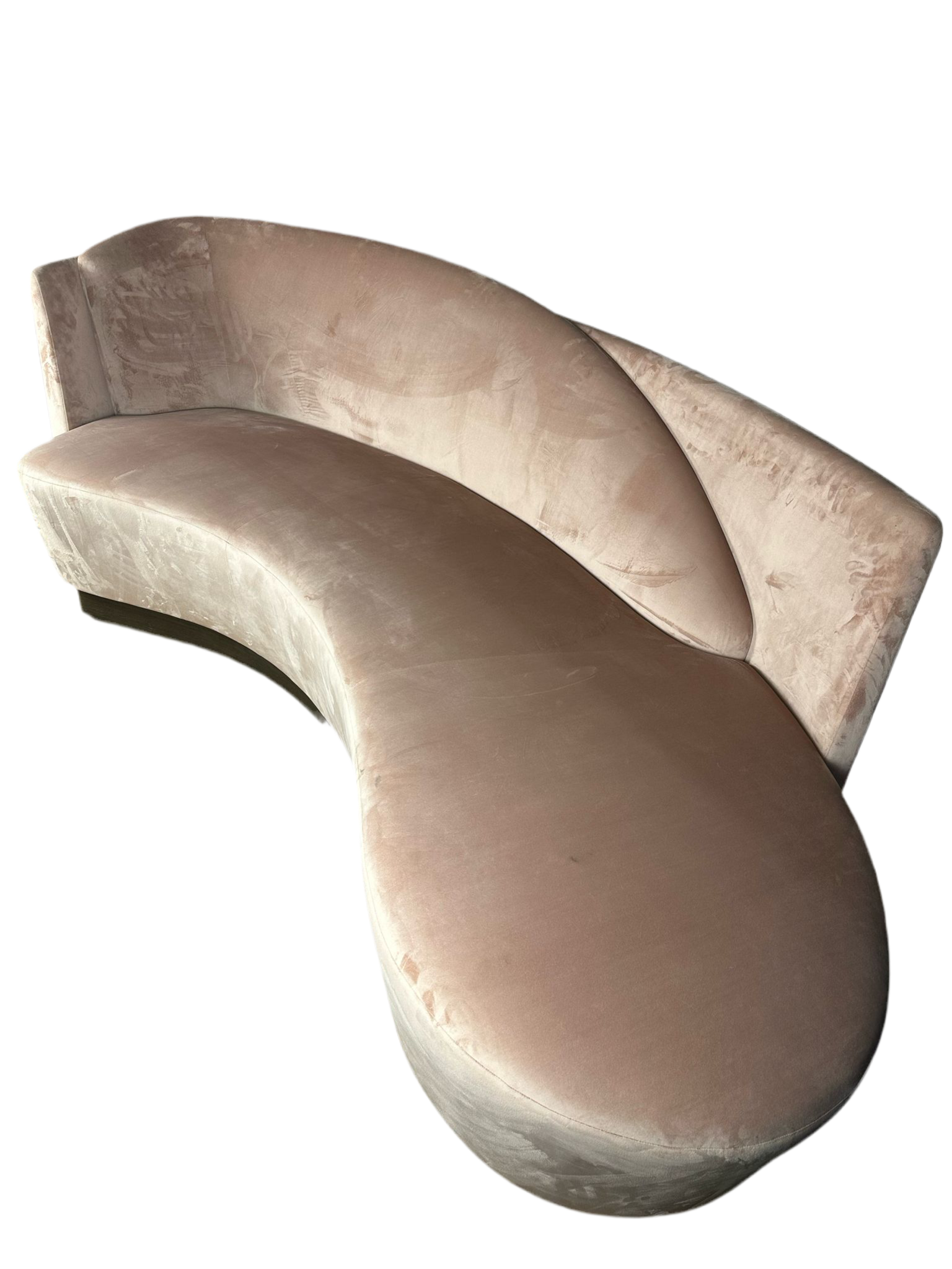 Pink Velvet Sofa 3 seater