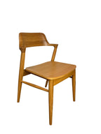 Solid Timber Curved Back Dining Chair