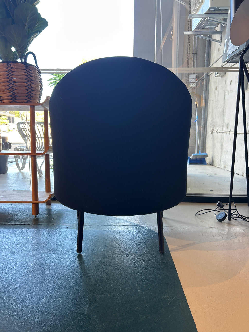 Jules Black Occasional Armchair, Arflex