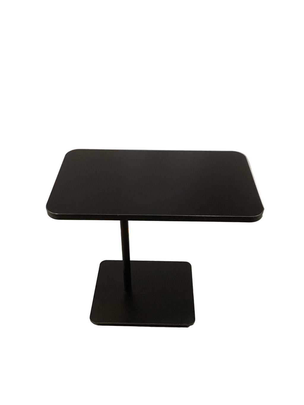 Black Cantilevered Side Table