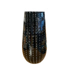Zafferano Dotted Large Vase, Black, by Federico De Majo