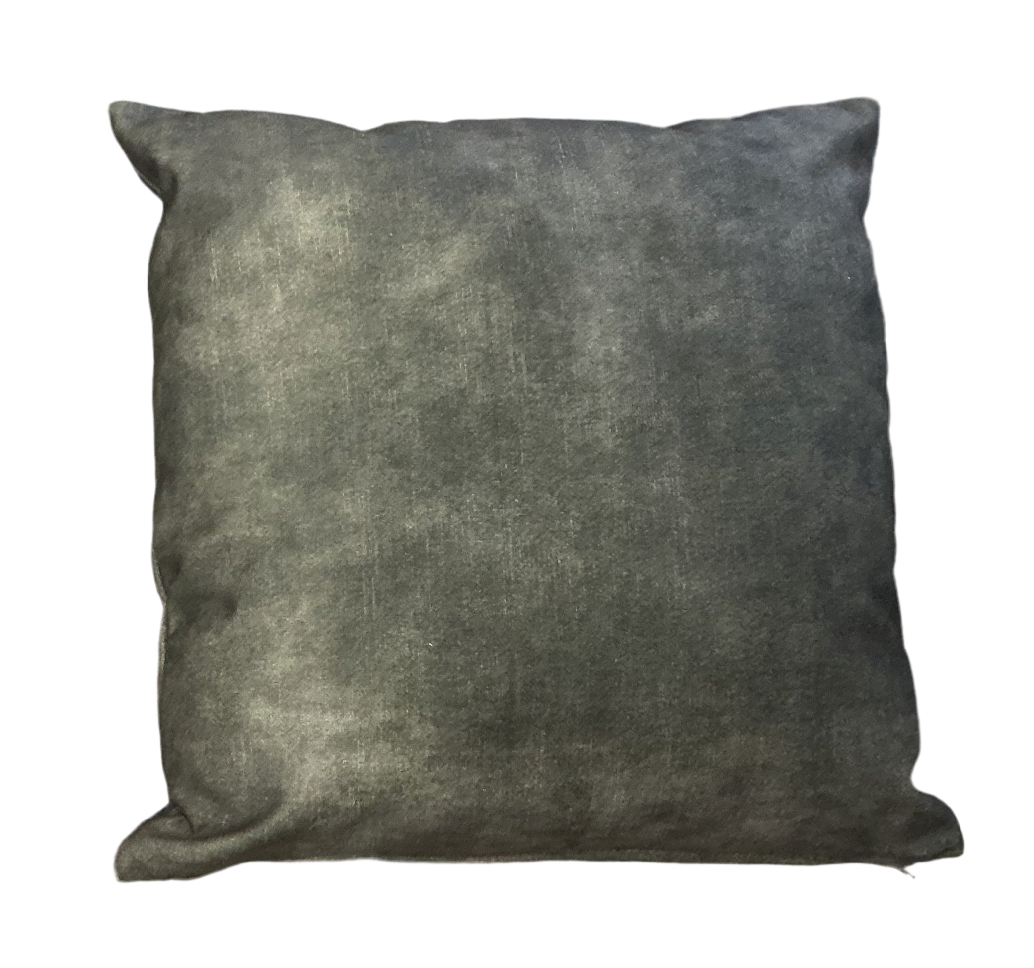 Grey / Green Velvet Cushion
