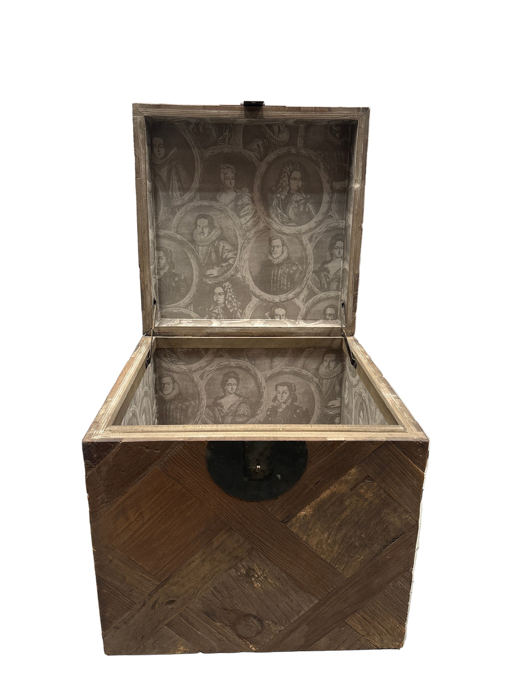 Tangten Side Table - Rustic Timber Finish