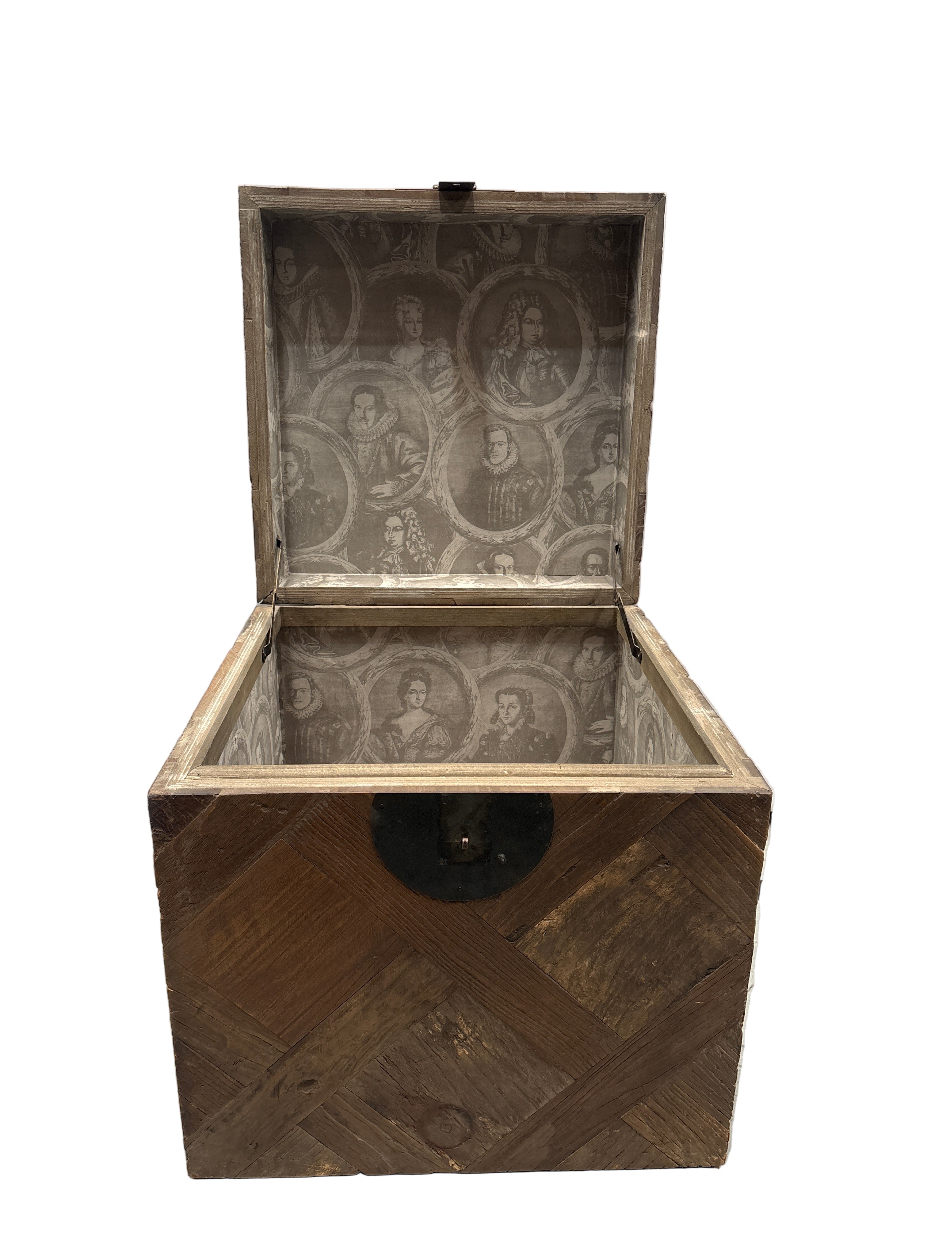 Tangten Side Table - Rustic Timber Finish