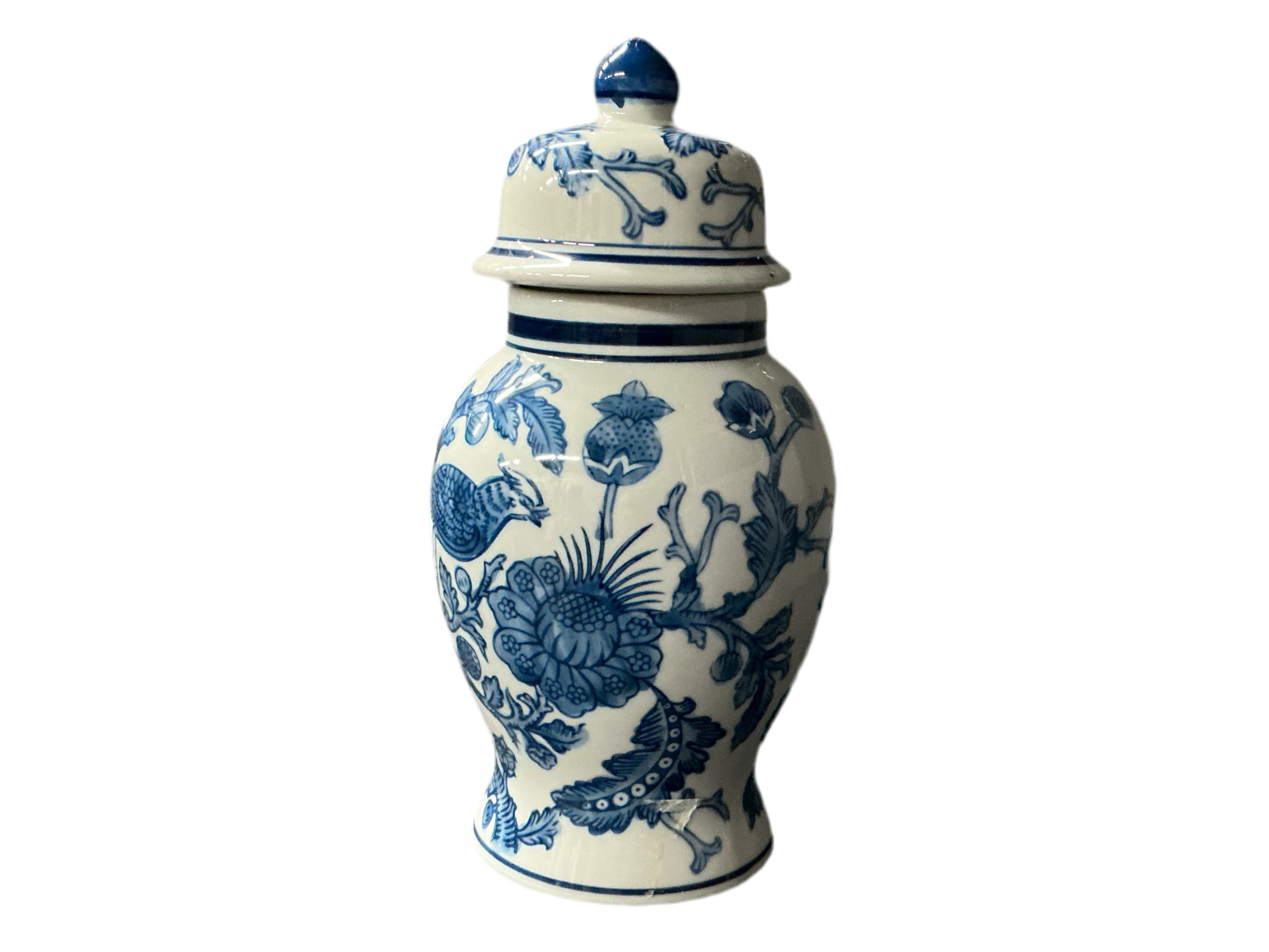 Decorative Floral Jar Small