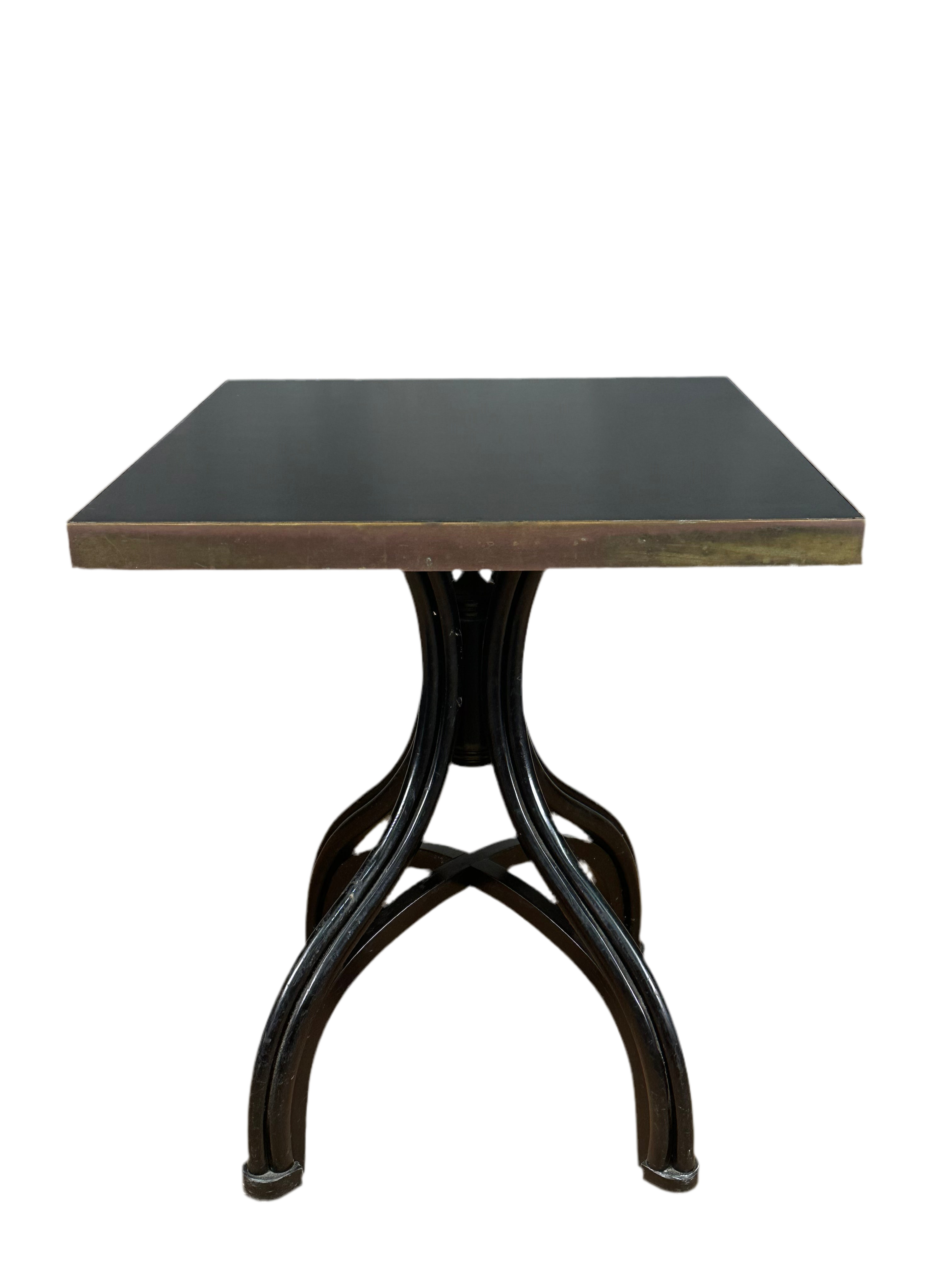 Vintage Cafe Table - Square Black, Thonet