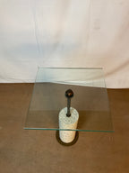Coco Republic Terrazzo And Glass Side Table