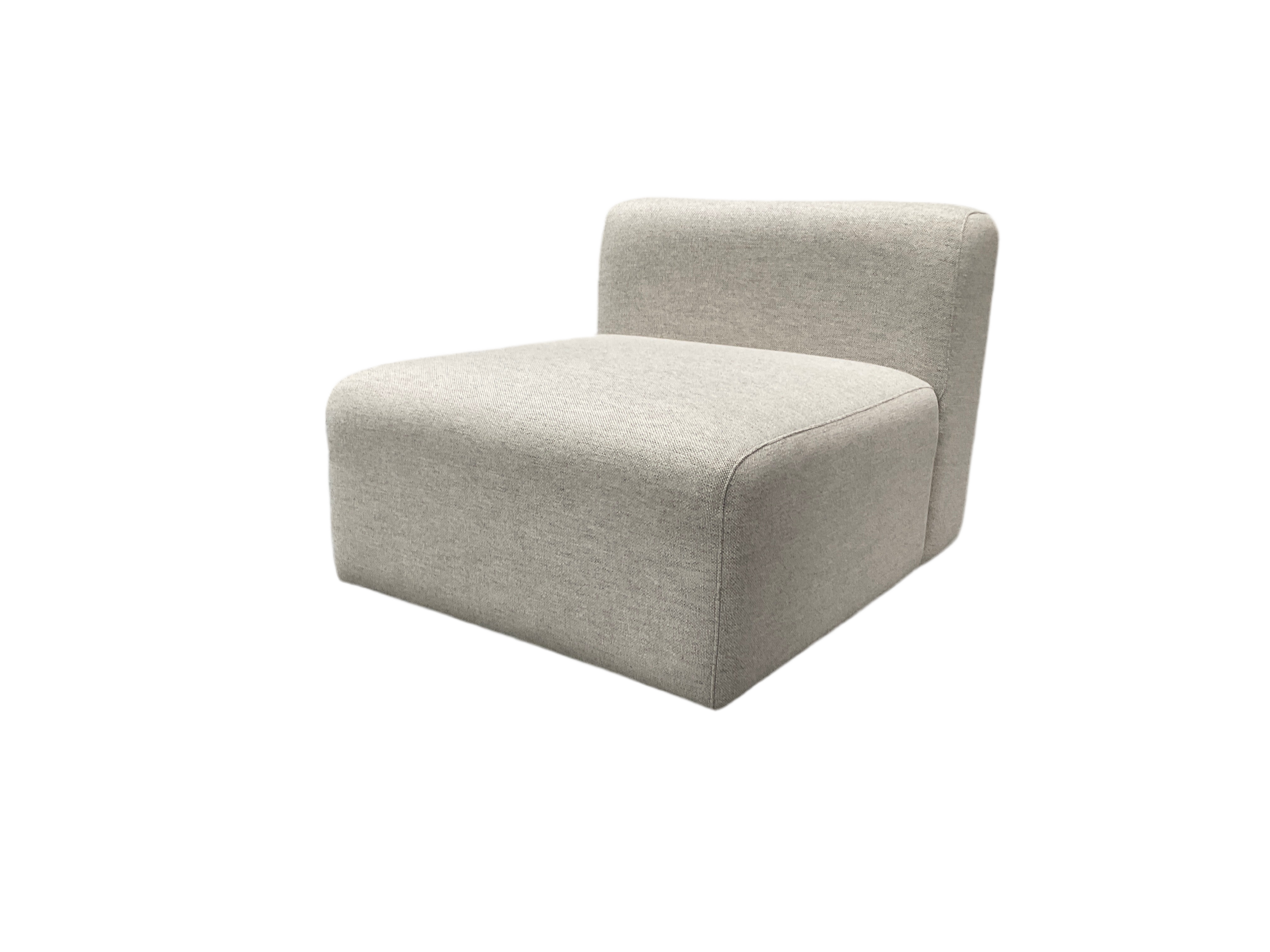 Hay Mags Modular Middle Module Sofa Grey