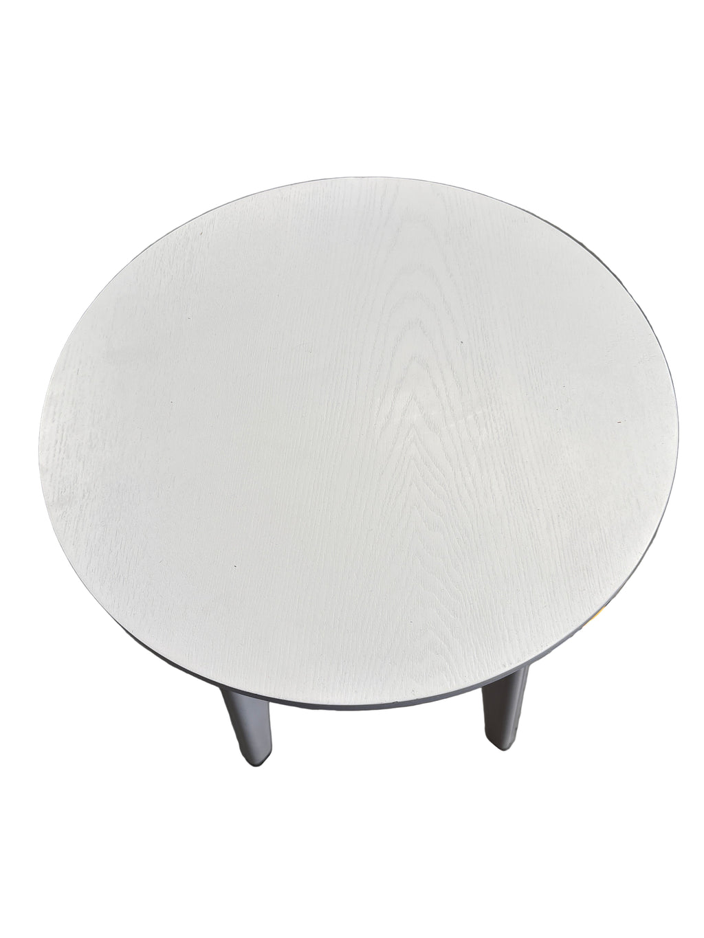 Round White Wash Side Table