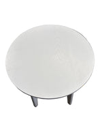 Round White Wash Side Table