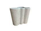 Curved Speckled Vase