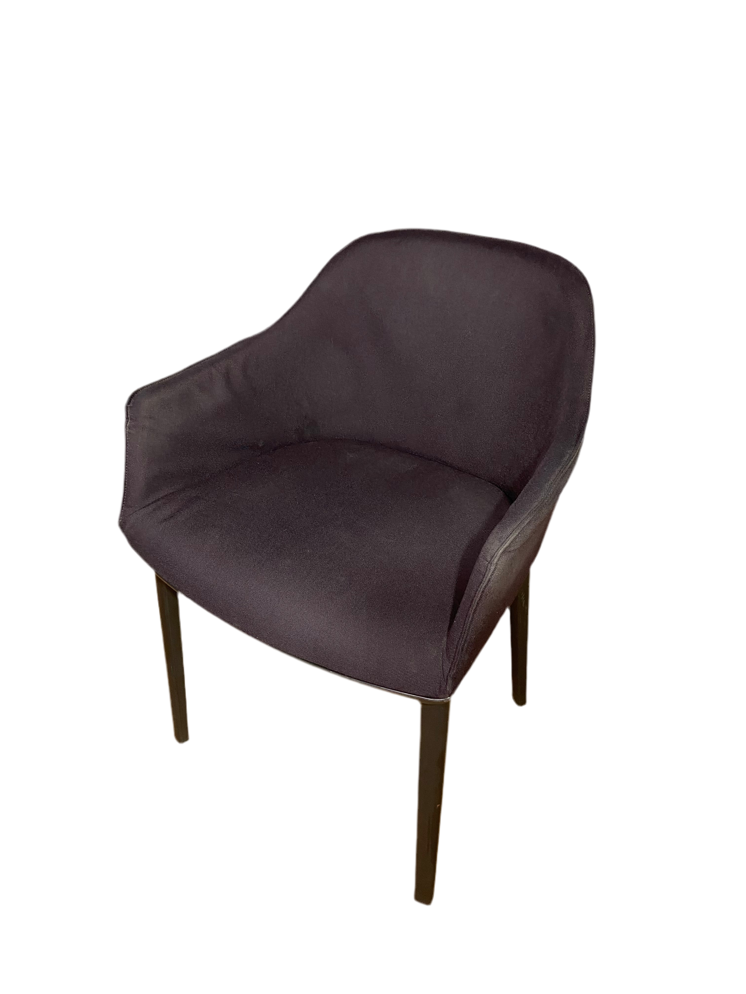 Vitra chocolate softshell chair