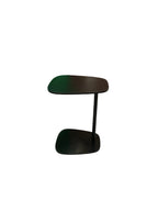 Cantilevered Asymmetrical Black Side Table