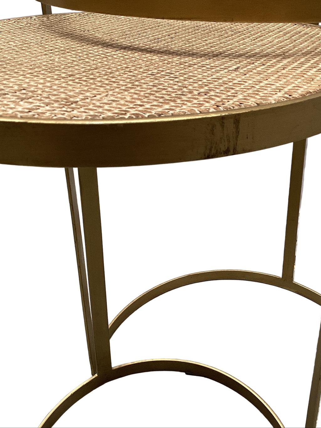 Plantation Brass Nesting  Side Table Set