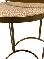Plantation Brass Nesting  Side Table Set