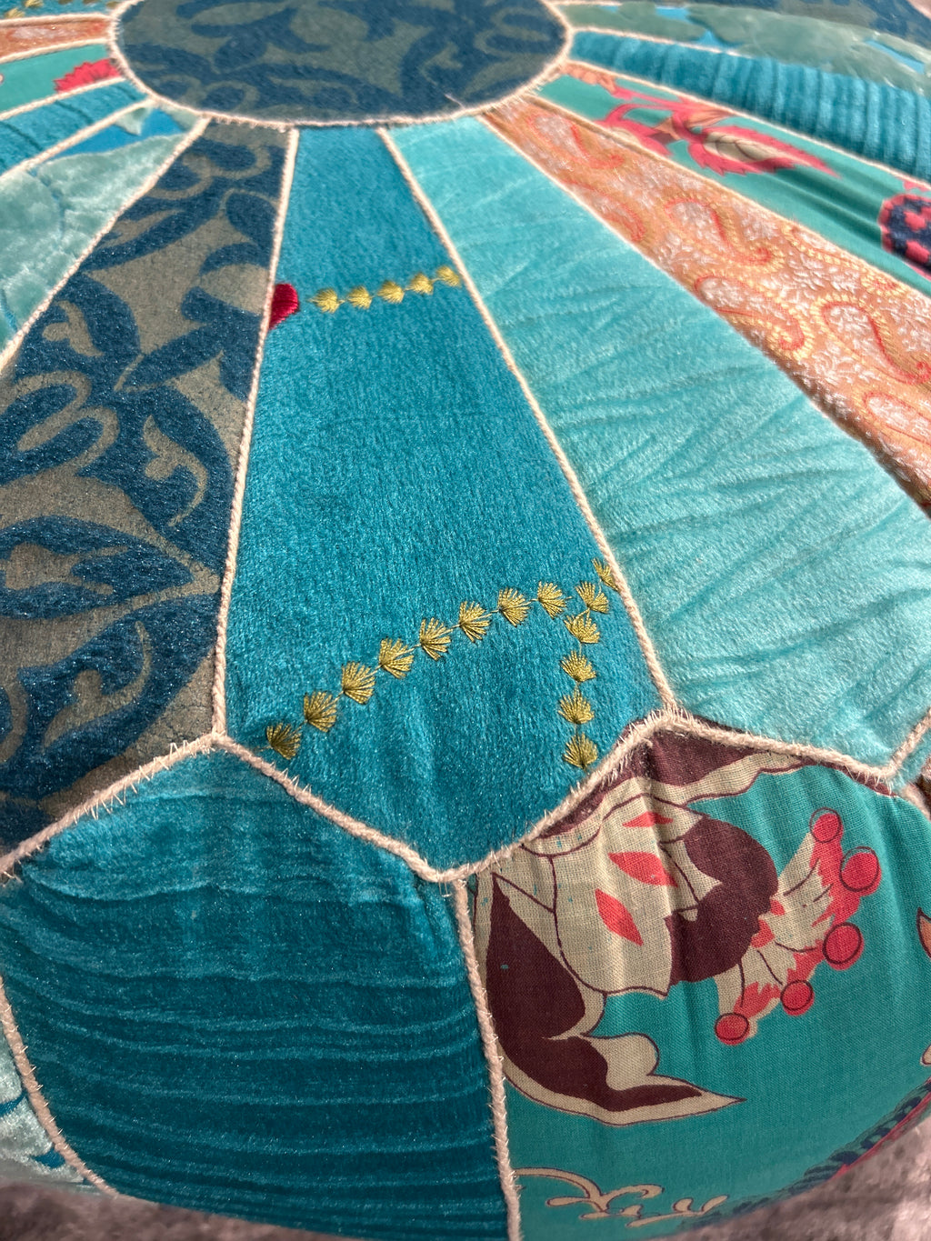 Moroccan Round Floor Poof