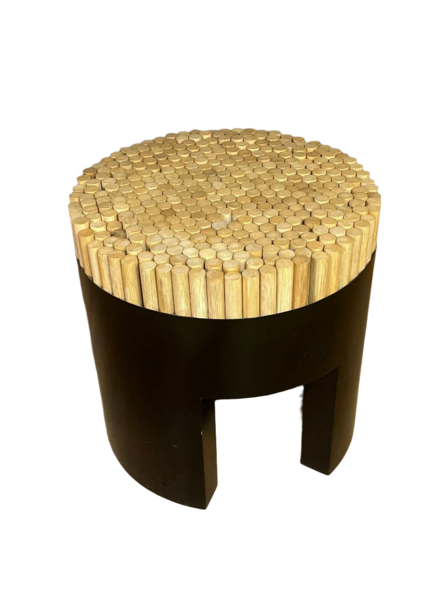 Black Chiquita Stool by Kenneth Cobonpue