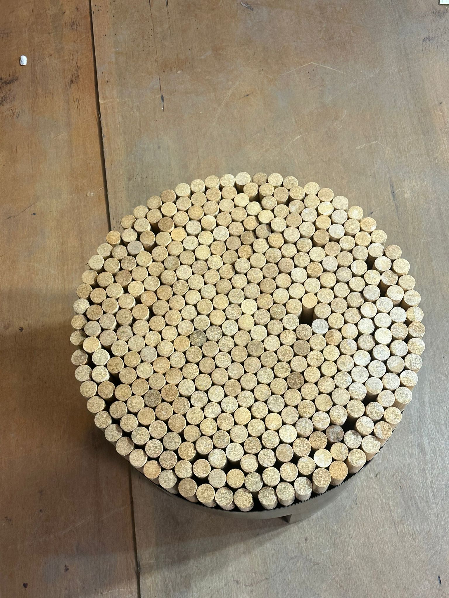 Black Chiquita Stool by Kenneth Cobonpue