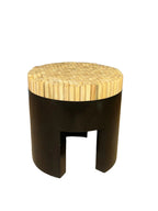 Black Chiquita Stool by Kenneth Cobonpue