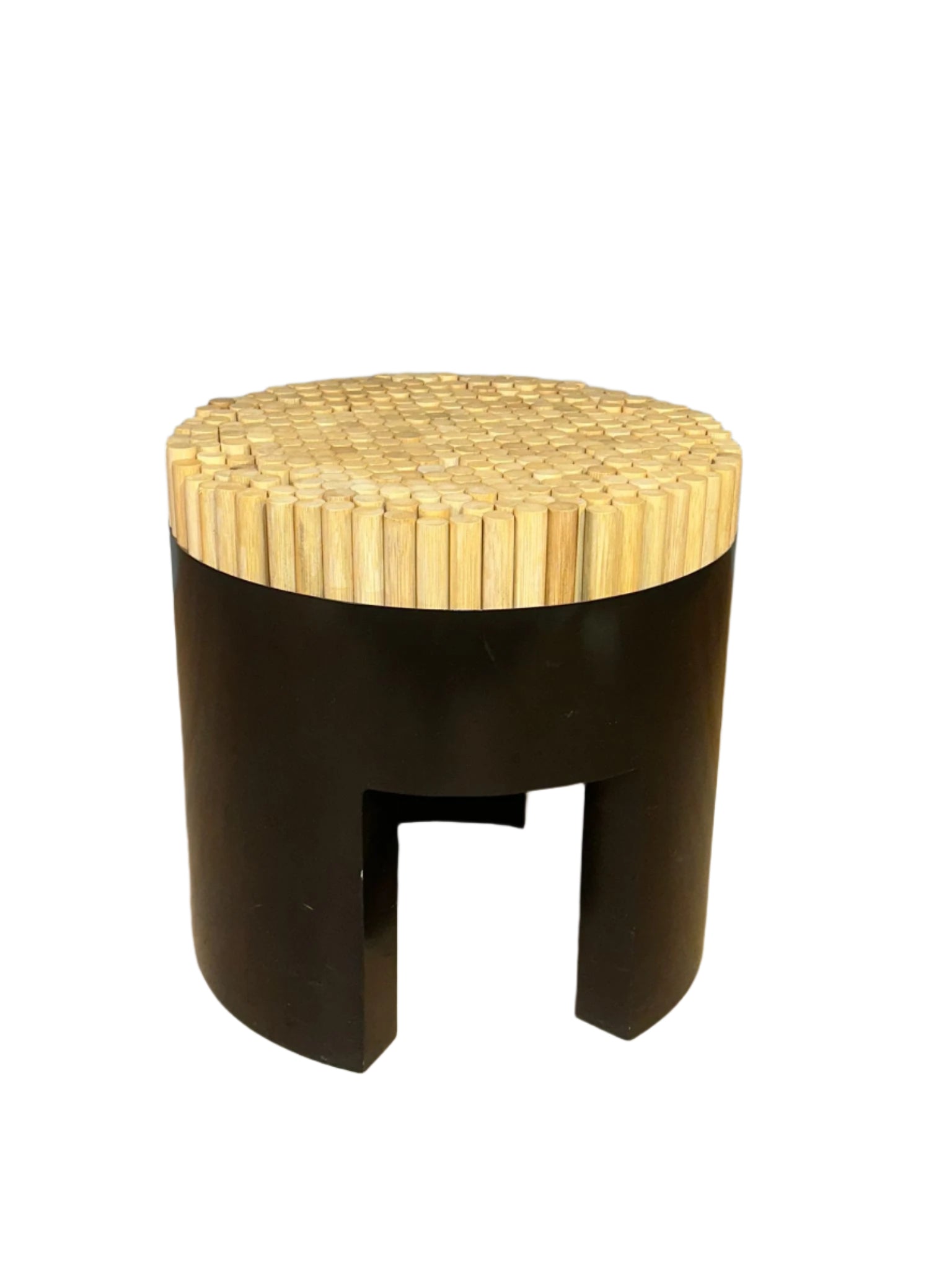 Black Chiquita Stool by Kenneth Cobonpue