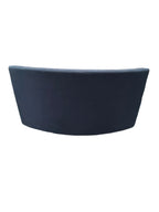 Architectural Two-Tone Blue Modular Office Sofa