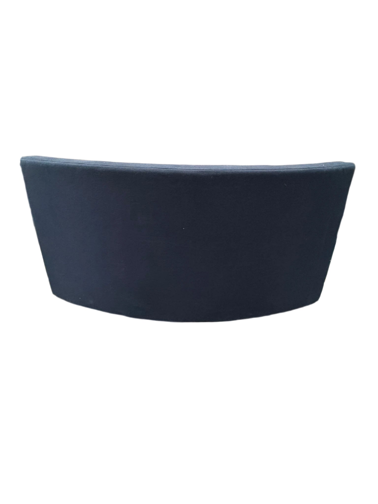 Architectural Two-Tone Blue Modular Office Sofa