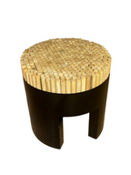 Black Chiquita Stool by Kenneth Cobonpue