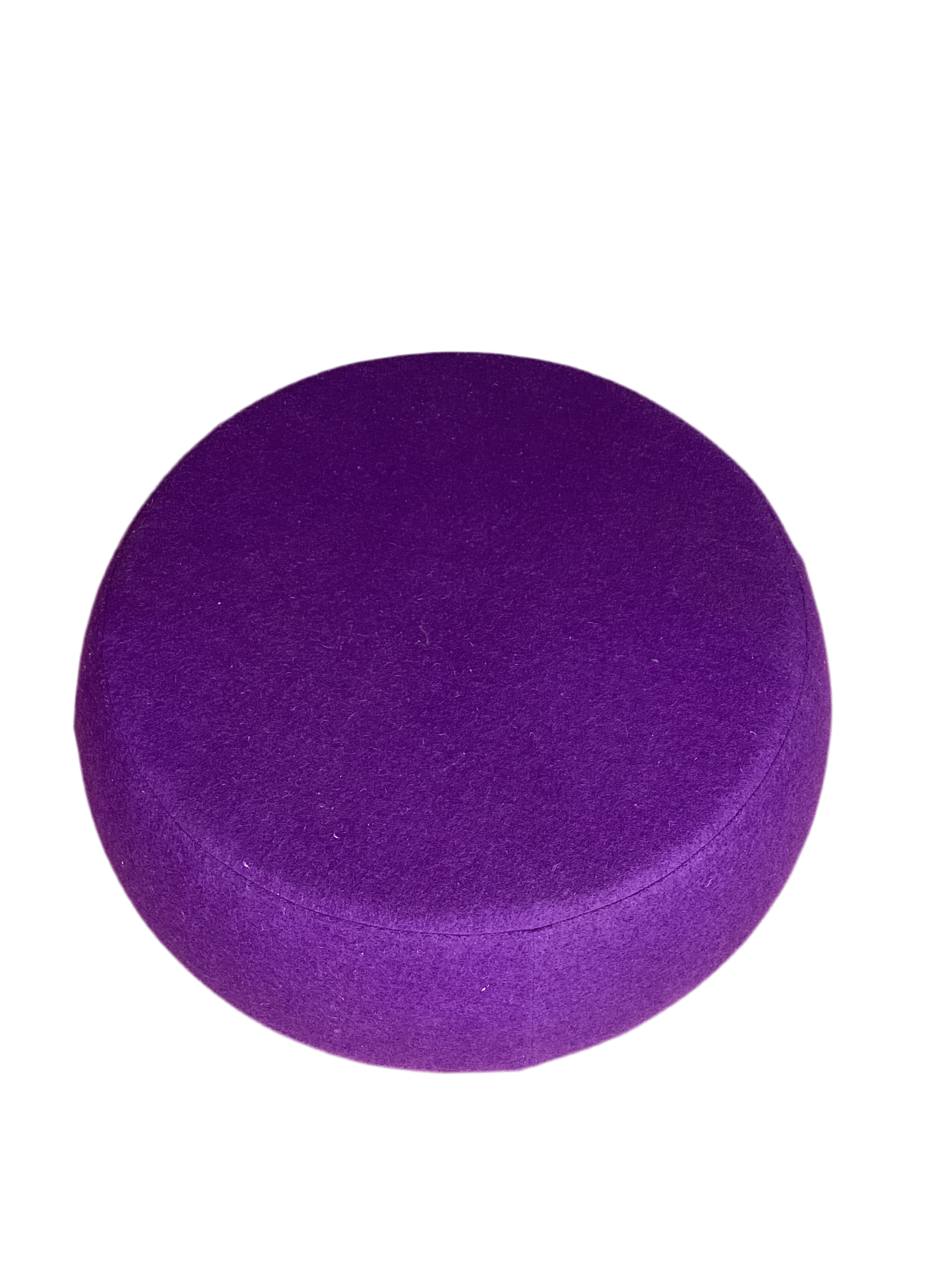 Purple ottoman large size
