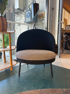 Jules Black Occasional Armchair, Arflex