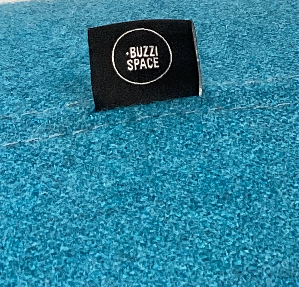 Buzzi Space Teal Blue Ottoman