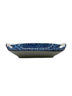 Blue Floral Ceramic Tray